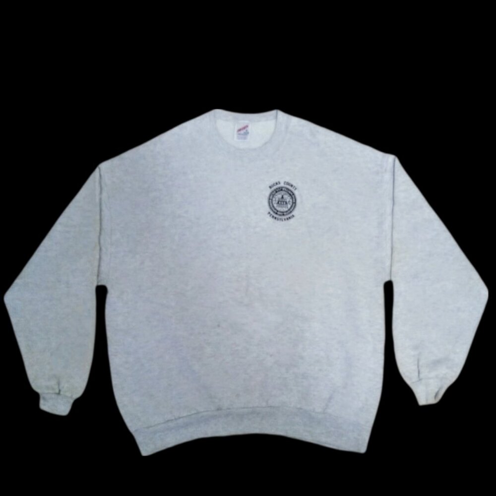 2X Grey Bucks County Pennsylvania Sweat Shirt